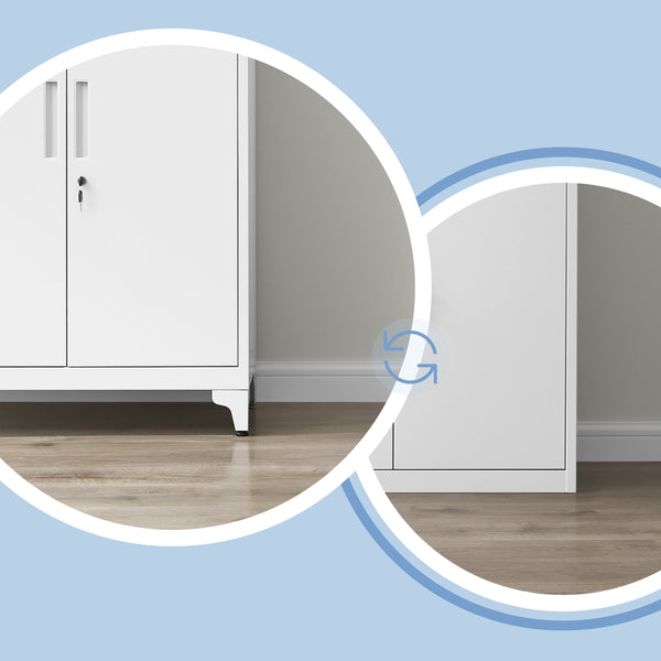 Holger arkivskab - Hvid