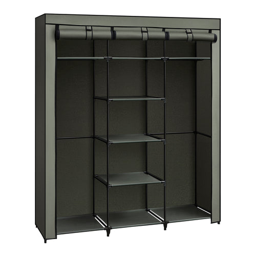 Victor klæde- og garderobeskab - Grå