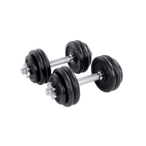 Sanna håndvægte | 2 x 15 kg - Sort