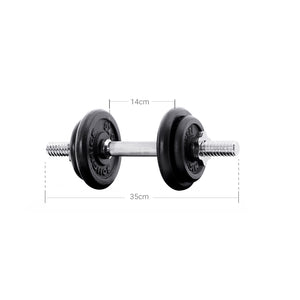 Sanna håndvægte | 2 x 15 kg - Sort