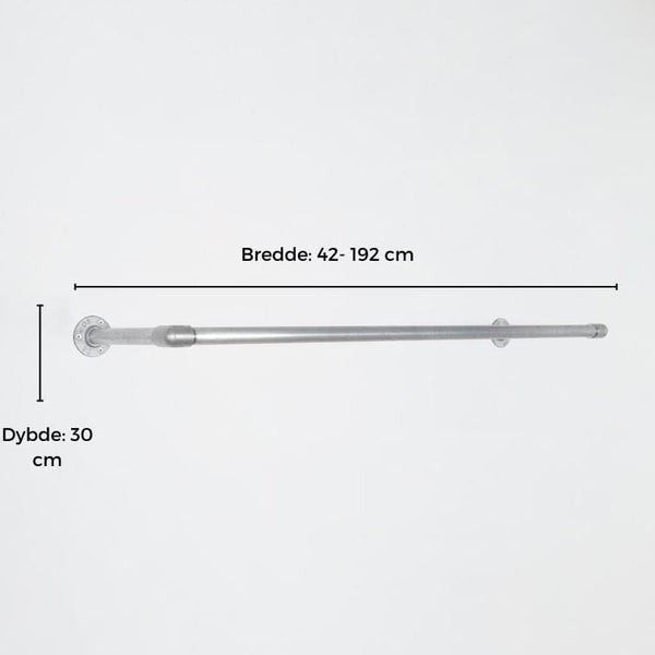 RAW58 Sara bøjlestang til væg sort Ophæng RAW58