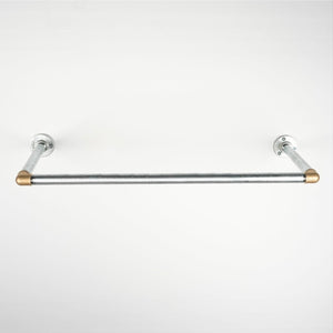 Bøjlestang SARA sølv med messing