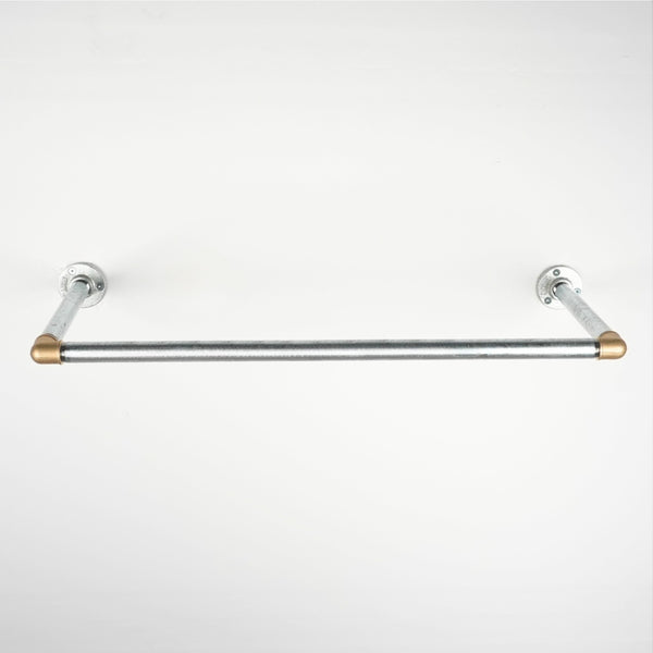 Bøjlestang SARA sølv med messing