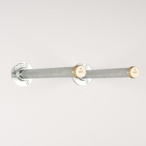 Bøjlestang EBBA sølv med messing