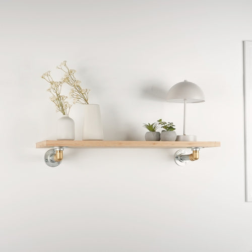 Hylde ELLA sølv med messing (20 cm dybde)