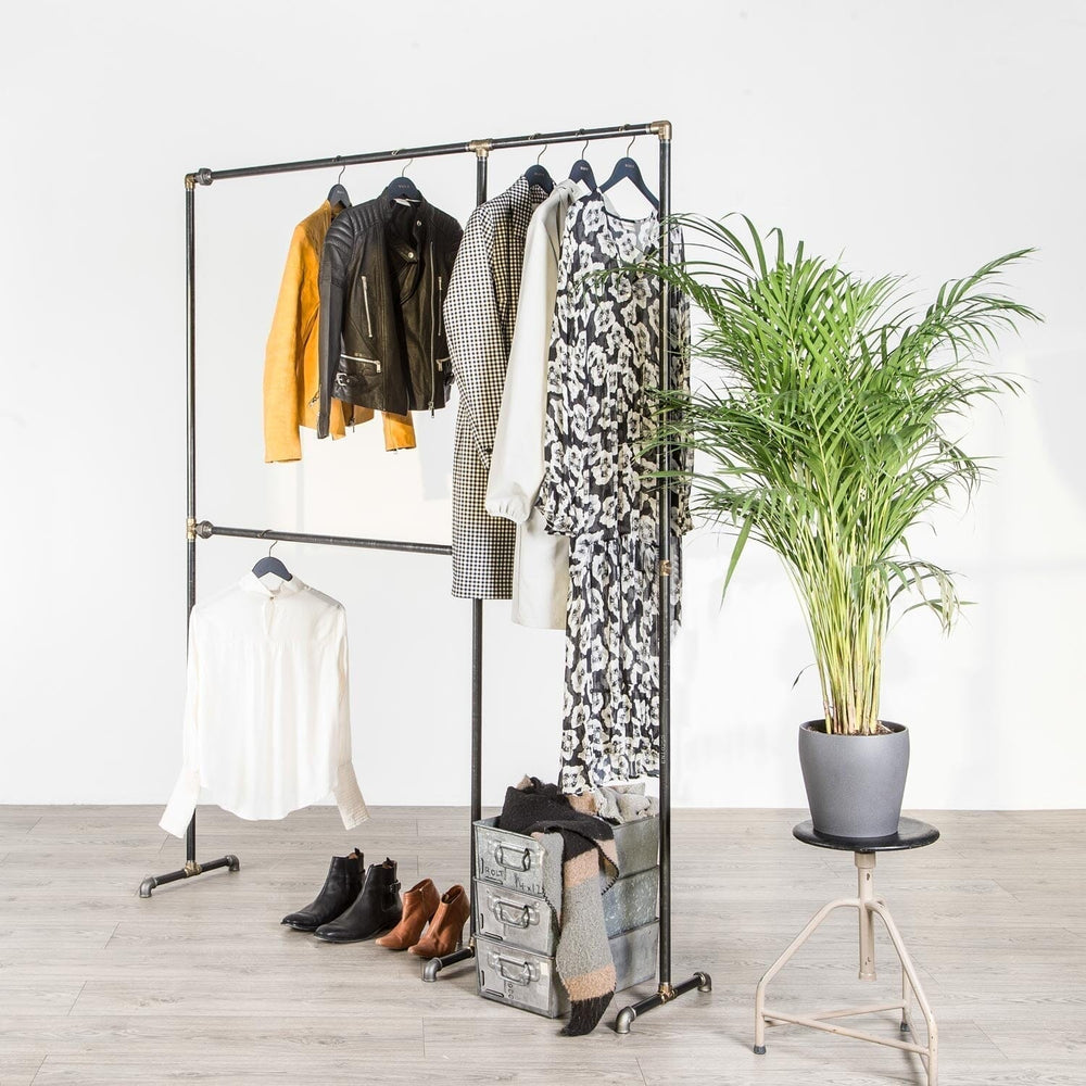 Tøjstativ ALMA sort messing - bestil på specialmål RAW58 Tøjstativer RAW58 - bestil på specialmål