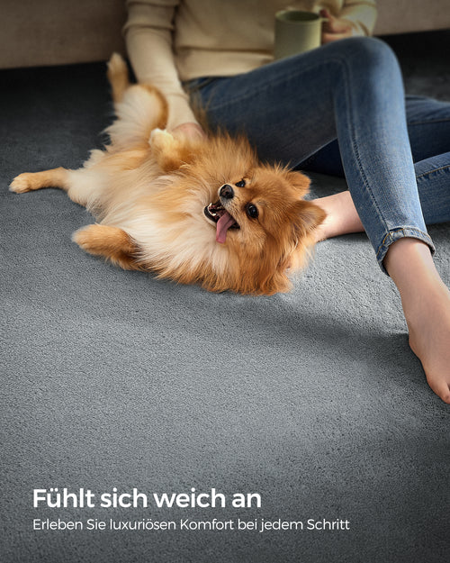 Mathias tæppe - Lysegrå