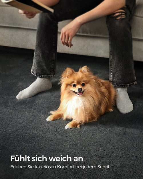 Mathias tæppe - Mørkegrå