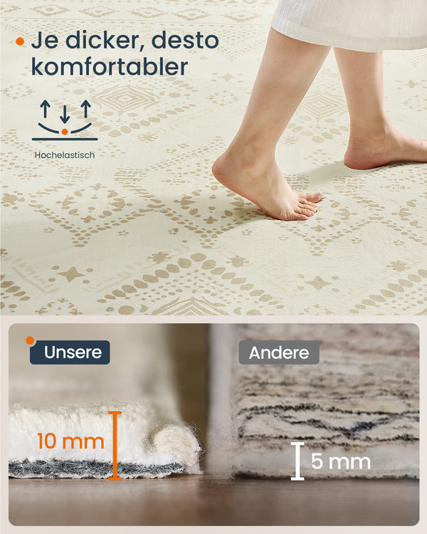 Jonathan tæppe - Hvid