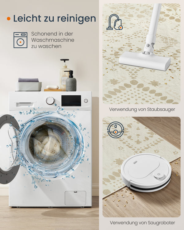 Jonathan tæppe - Hvid