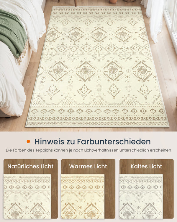 Jonathan tæppe - Hvid