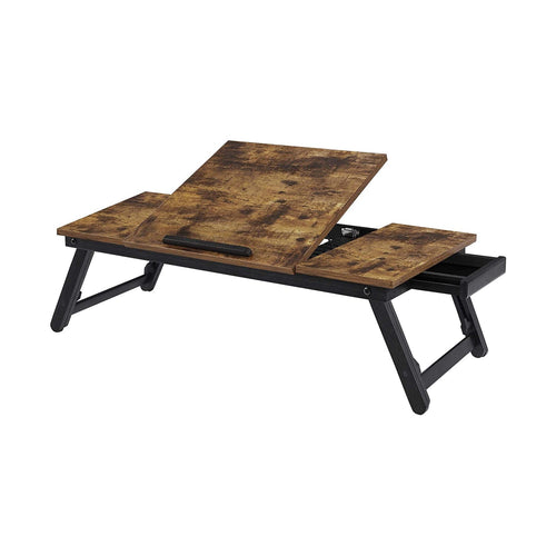 Ingrid multifunktionelt foldbart bærbar bord - Rustik brun