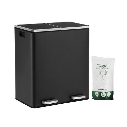 Alice skraldespand | 2x30 L - Sort