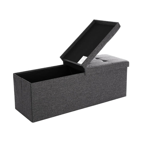 Luis opbevaringsbænk - Mørkegrå