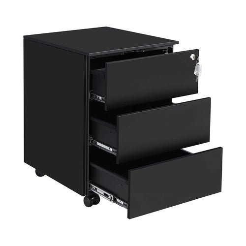 Barcelona arkivskab - Sort