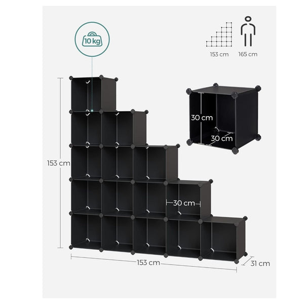 Arianna opbevaringskasser/skoæsker - 15 stk.