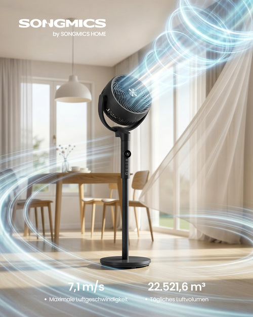 Elin ventilator - Sort