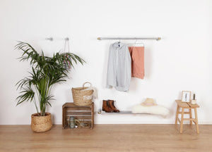 Bøjlestang SARA sølv - bestil på specialmål RAW58 Bøjlestænger - på specialmål RAW58 - bestil på specialmål