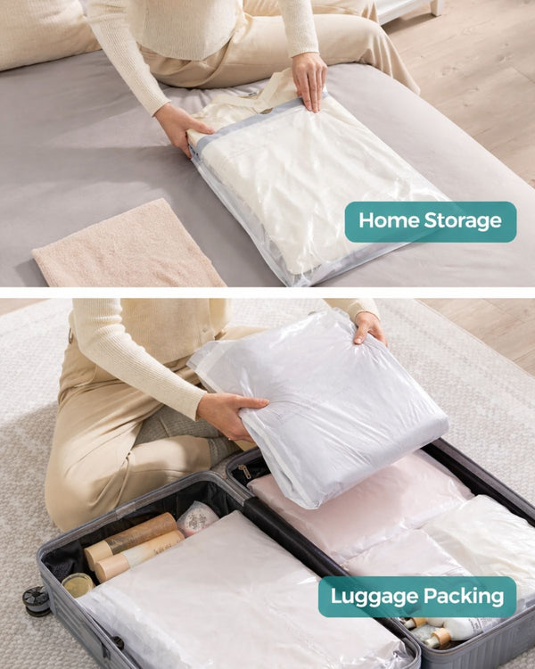 Skraldeposer med snøreluk - 15-20 L - gennemsigtige - 40 poser