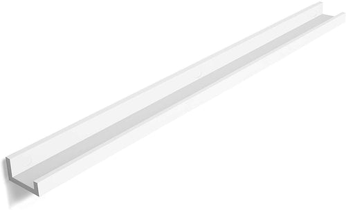 Væghylde, hvid hyldekant til billedrammer og bøger Væghylder Vasagle 