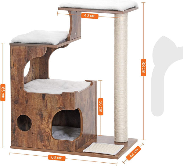 Theresa kradsetræ Til dit kæledyr Songmics