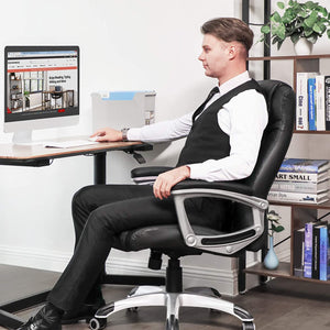 Executive Office Chair, Durable and Stable, Height Adjustable, Ergonomic, Black, OBG21B RAW58.dk 