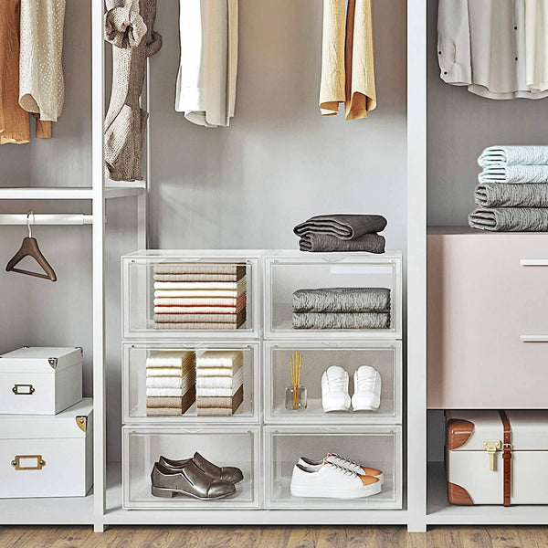 Victor skoæsker - 6 stk. Skoopbevaring Vasagle