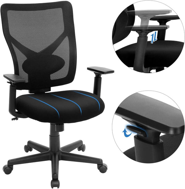 Elanor skrivebordsstol Kontorstole Vasagle