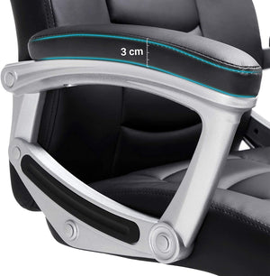 Executive Office Chair, Durable and Stable, Height Adjustable, Ergonomic, Black, OBG21B RAW58.dk 