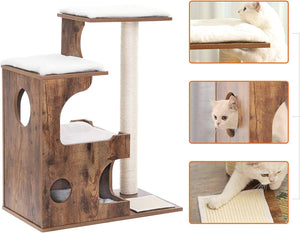 Theresa kradsetræ Til dit kæledyr Songmics