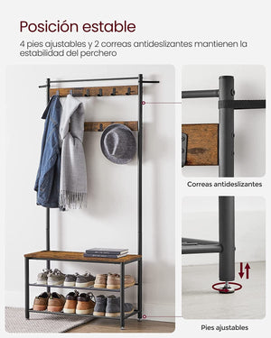 Sevilla tøjstativ Tøjstativer Vasagle