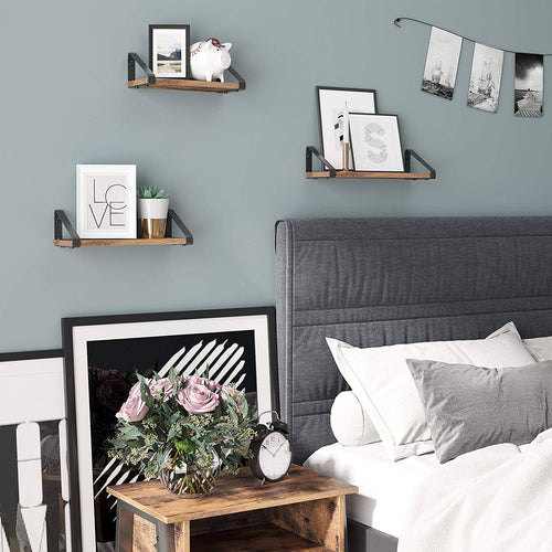 David væghylder | 3 stk. - Rustik brun