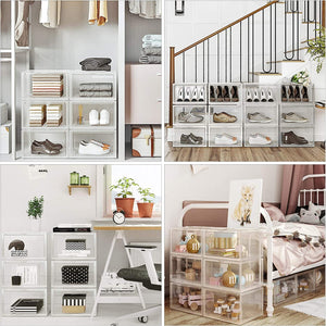 Victor skoæsker - 6 stk. Skoopbevaring Vasagle