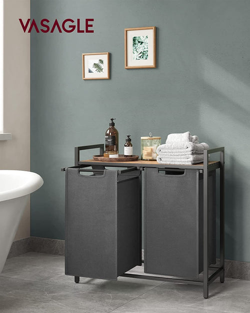 Paris vasketøjskurv - Grå