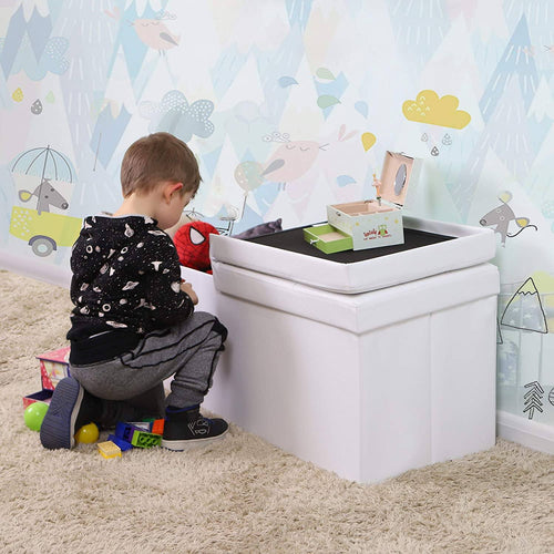 Luis opbevaringsbænk - Hvid