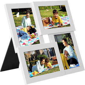 Fotoramme til 4 billeder, hvid Fotorammer Vasagle 