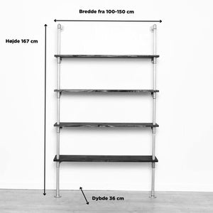 Miley reol i sort Tøjstativ RAW58