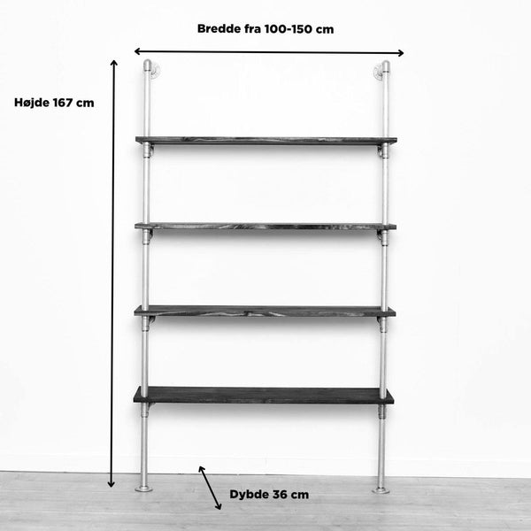 Miley reol i sort Tøjstativ RAW58