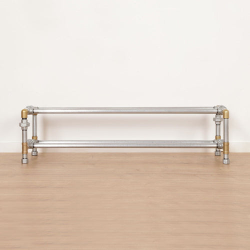 Skoreol CHARLIE sølv med messing - bestil på specialmål RAW58 Skoreoler - på specialmål RAW58 - bestil på specialmål 0-50 cm