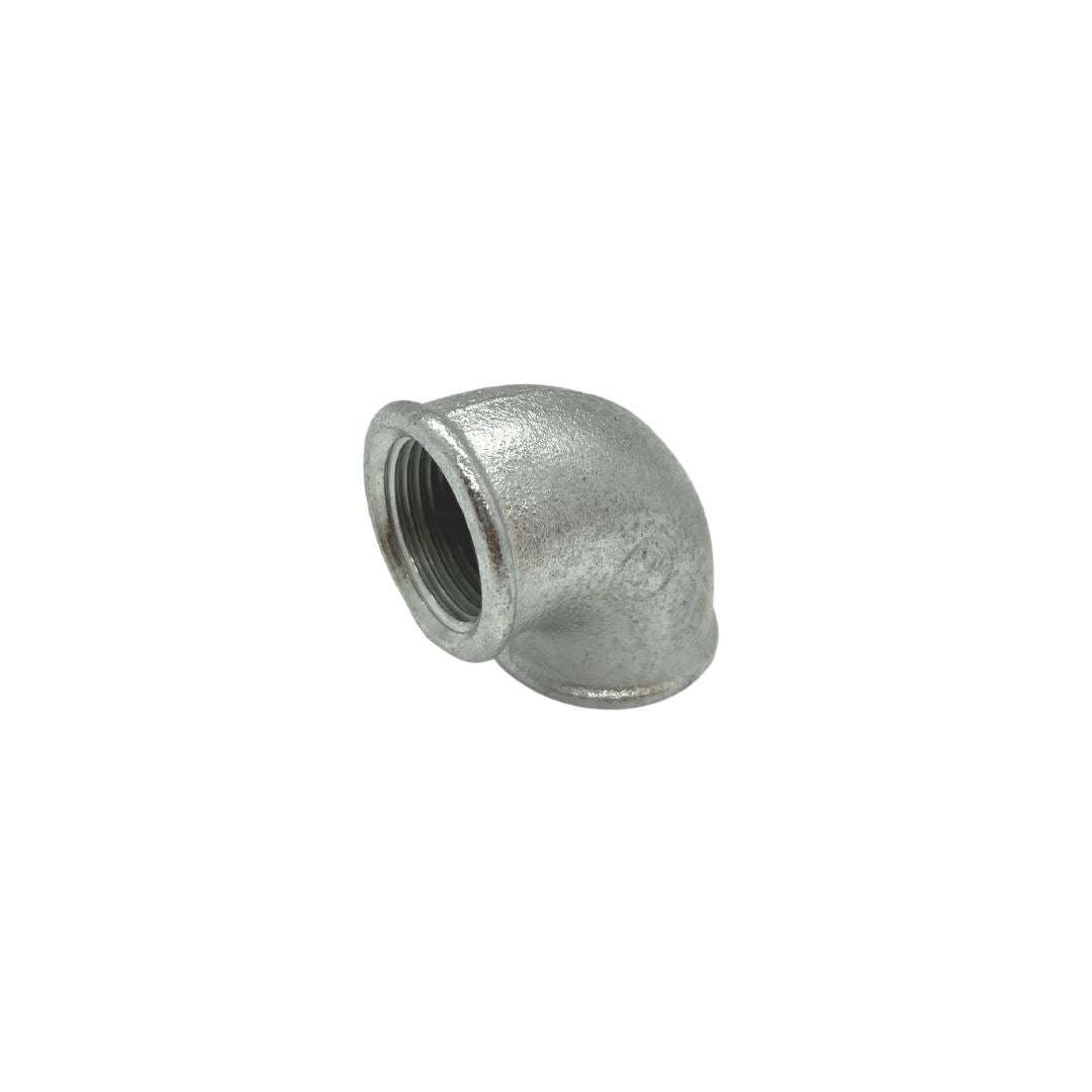 Galvaniseret 90 Grader Vinkel med Muffe 3/4