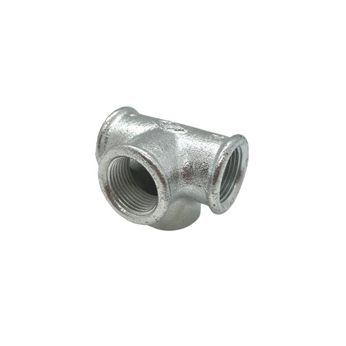 Galvaniseret tee med sideudløb Rør og fittings RAW58