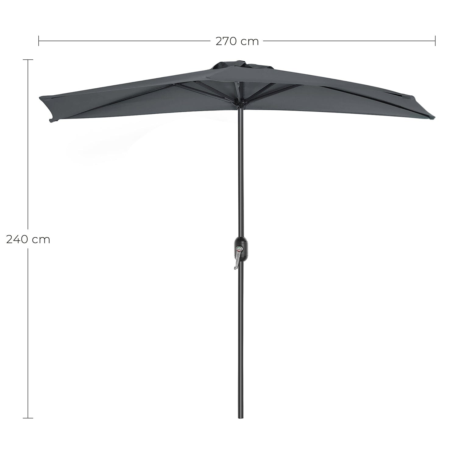 Dublin parasol Parasoller, Læsejl og solskærme Vasagle 