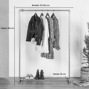 RAW58 Peter tøjstativ i sølv Tøjstativ RAW58