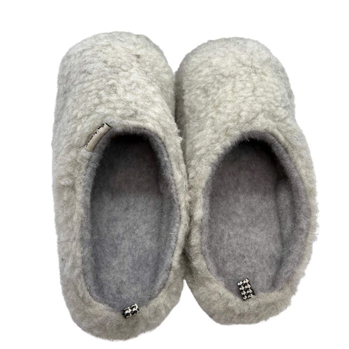 Lave grå hjemmesko med behagelig skindsål Hjemmesko Alwero