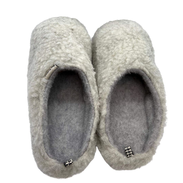 Lave grå hjemmesko med behagelig skindsål Hjemmesko Alwero