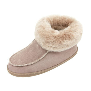 Hjemmesko Lyserød (høj model med gummisål) Hjemmesko Rumrum