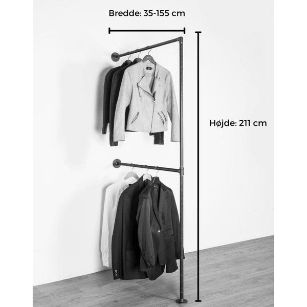 Tøjstativ SIMON sort RAW58 Tøjstativer RAW58