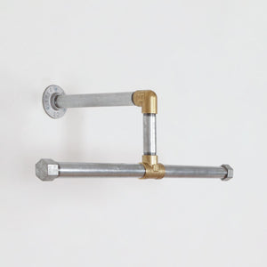 Raw58 Ines bøjletang i galvaniseret vandrør med messing fittings