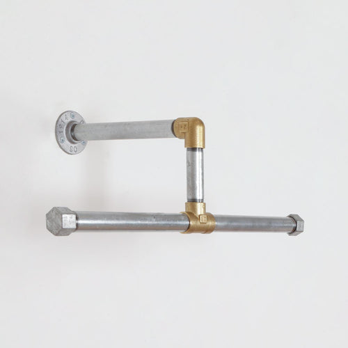 Raw58 Ines bøjletang i galvaniseret vandrør med messing fittings